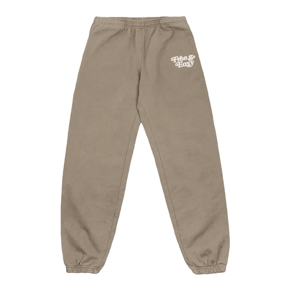 Free & Easy Heavy Fleece Limited Edition SweatPants Women’s Size X-Small SAFARI